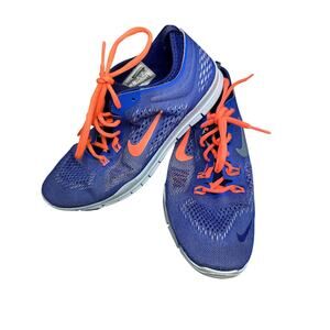 NIKE FREE 5.0 TR Fit 4 Women's Athletic Shoes Color BLUE Size 9 / 629496-401